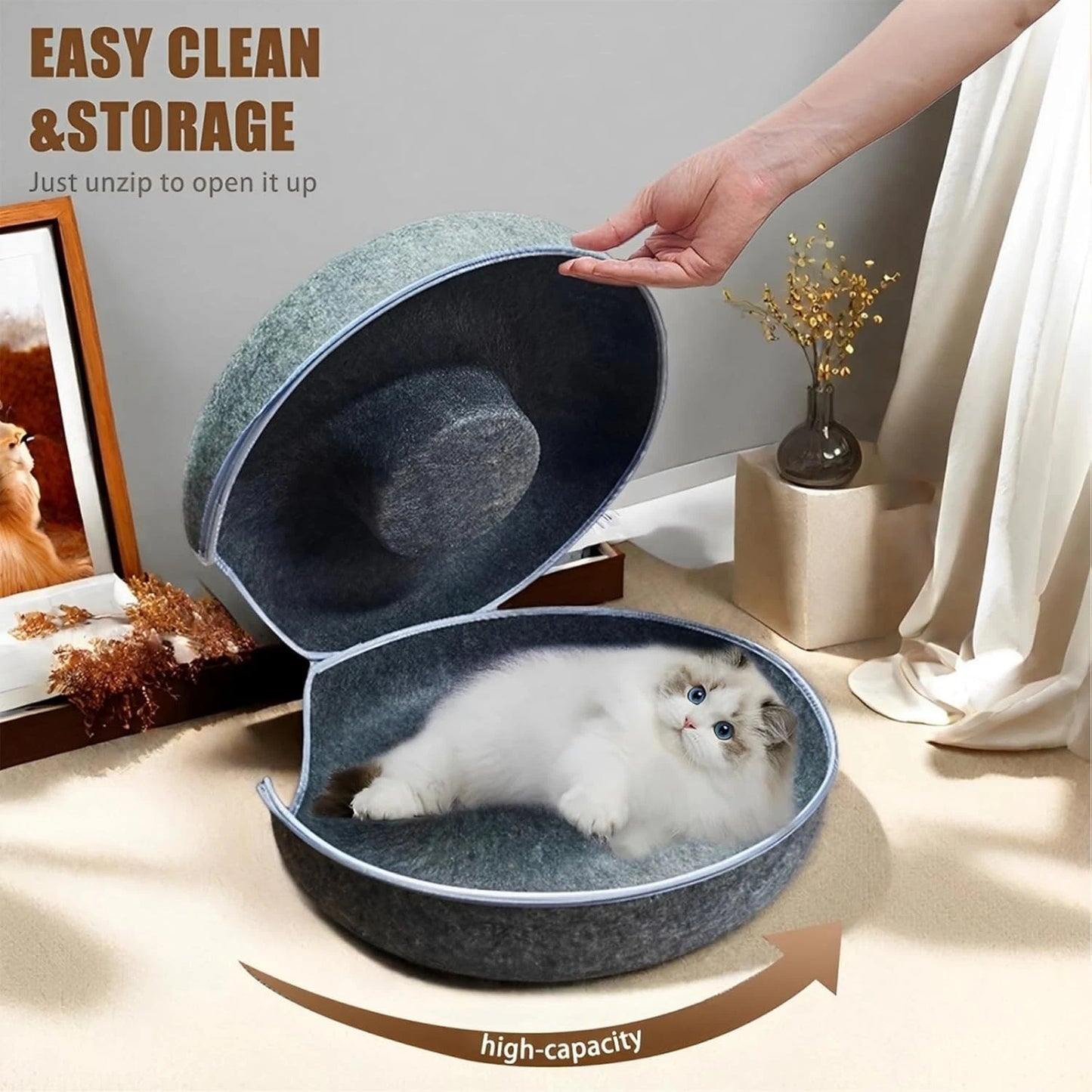 Cat Donut Bed & Tunnel