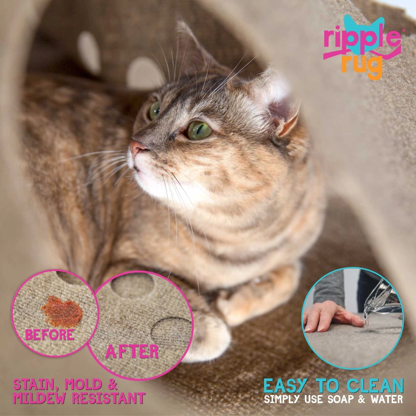 💥Factory Direct Sales🐱Cat Activity Play Mat - A Play Space For Cats to Express Their Natural Hunting Instincts