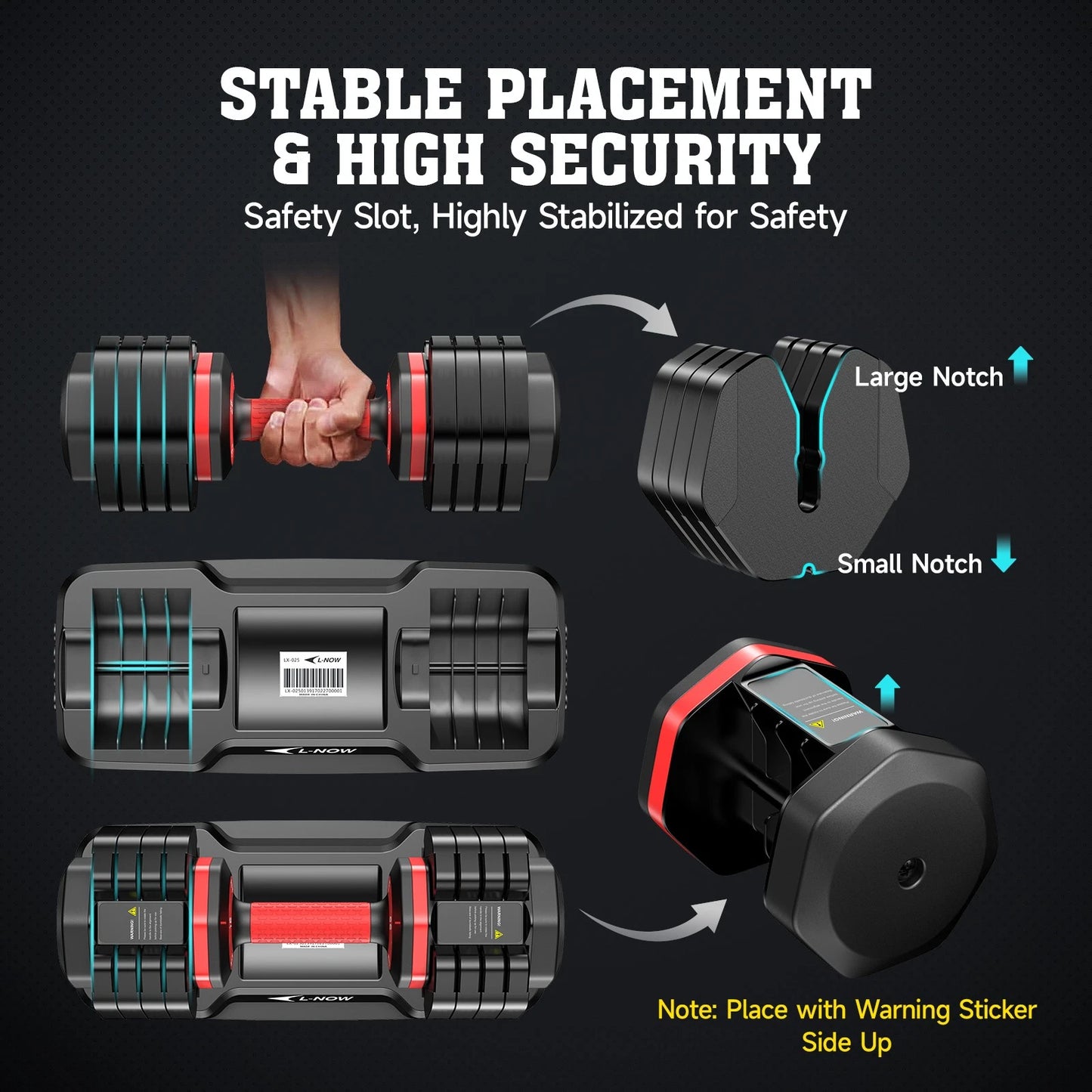 Adjust Dumbbell Set Adjustable Weight Dumbbell Set body Fitness Workout 25*2