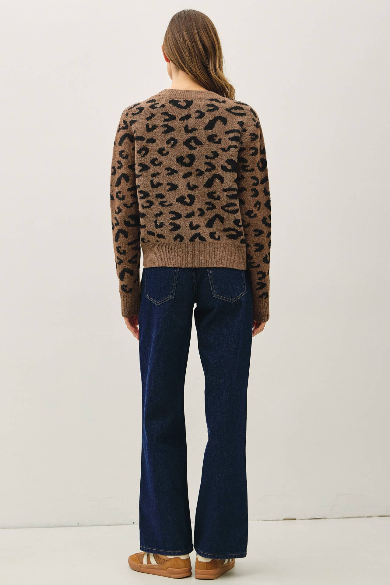 Leopard jaquard Sweater