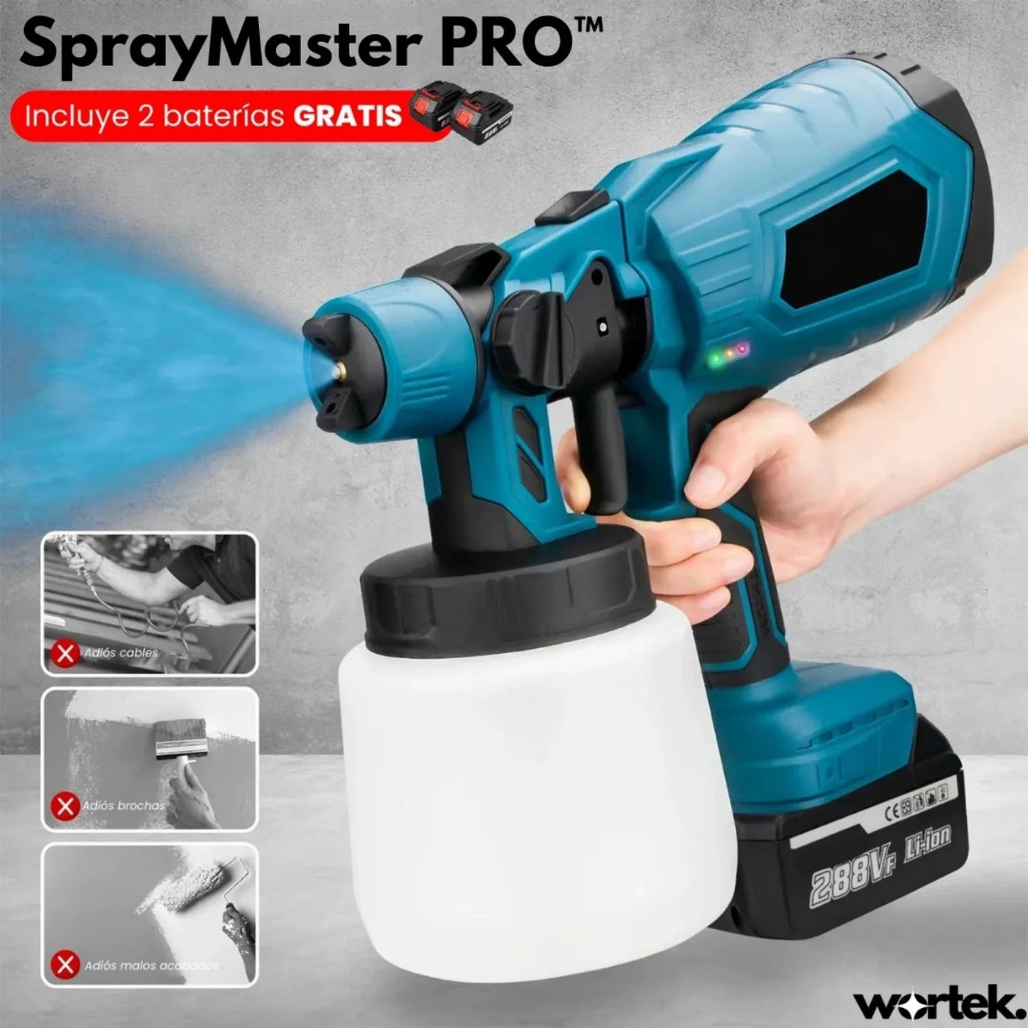 SprayMaster PRO™ - Professional 1000ML Cordless Spray Gun