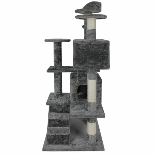 Cat Tree Tower 55" STURDY Activity Center Large Playing House Condo For Rest