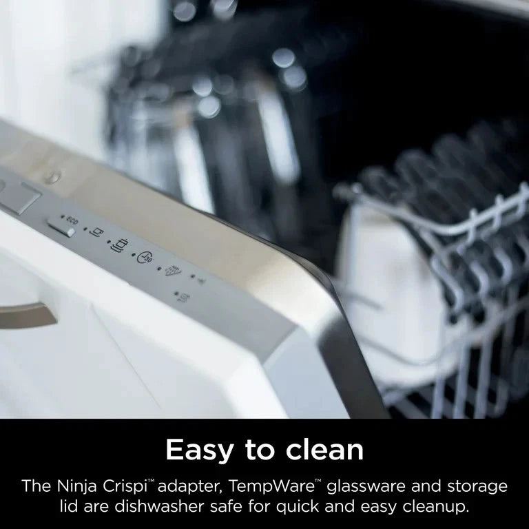 Ninja FN090 Crispi 3in1 Portable Cooking System Air Fryer 4QT TempWare Container