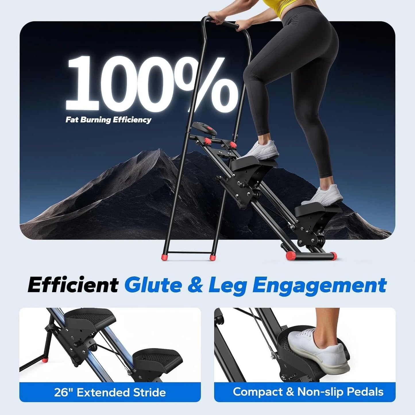 Holiday Sale🎉NEW Version Vertical Climber Stair Stepper Machine For Home Gym Exercise