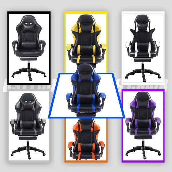 Gaming Chair Ergonomic Computer Office Chair Recliner Swivel Seat