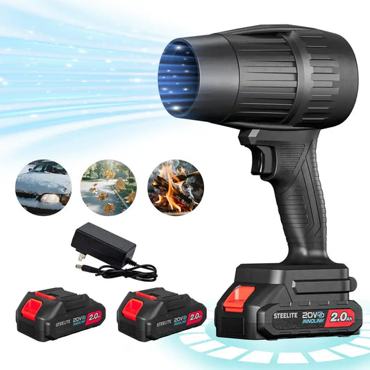 🔥 Black Friday Deal! Steelite Cordless Leaf Blower – Power, Freedom & Clean in Seconds!