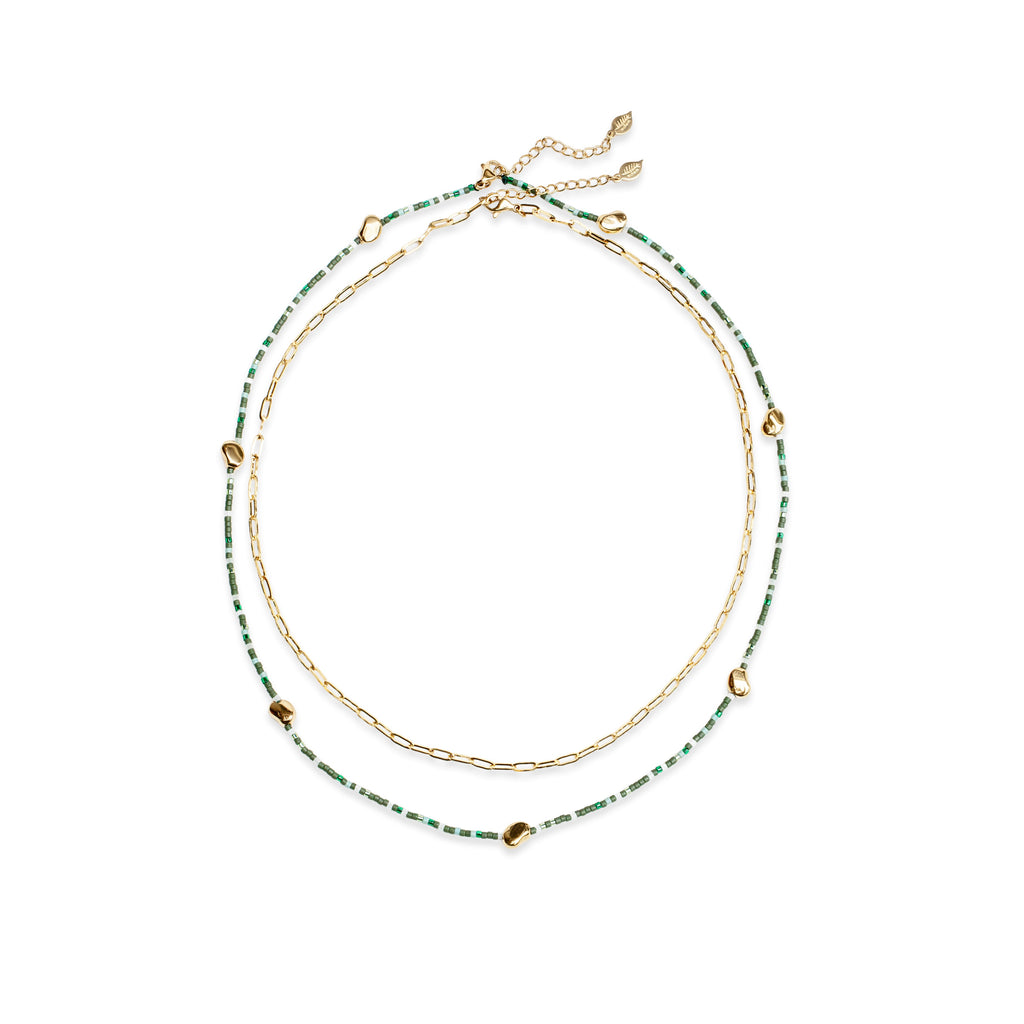 Garden of Eden Necklace Set - Gold