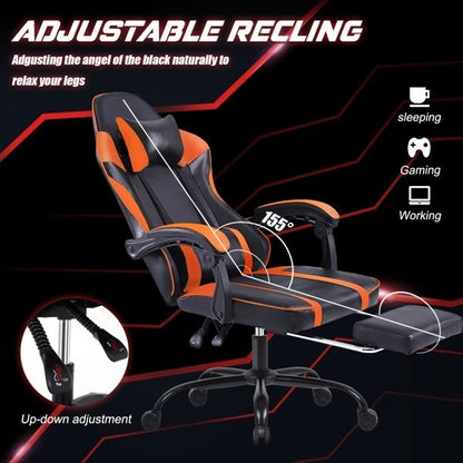 Gaming Chair Ergonomic Computer Office Chair Recliner Swivel Seat