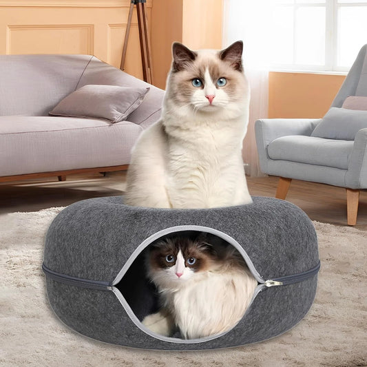 Cat Donut Bed & Tunnel
