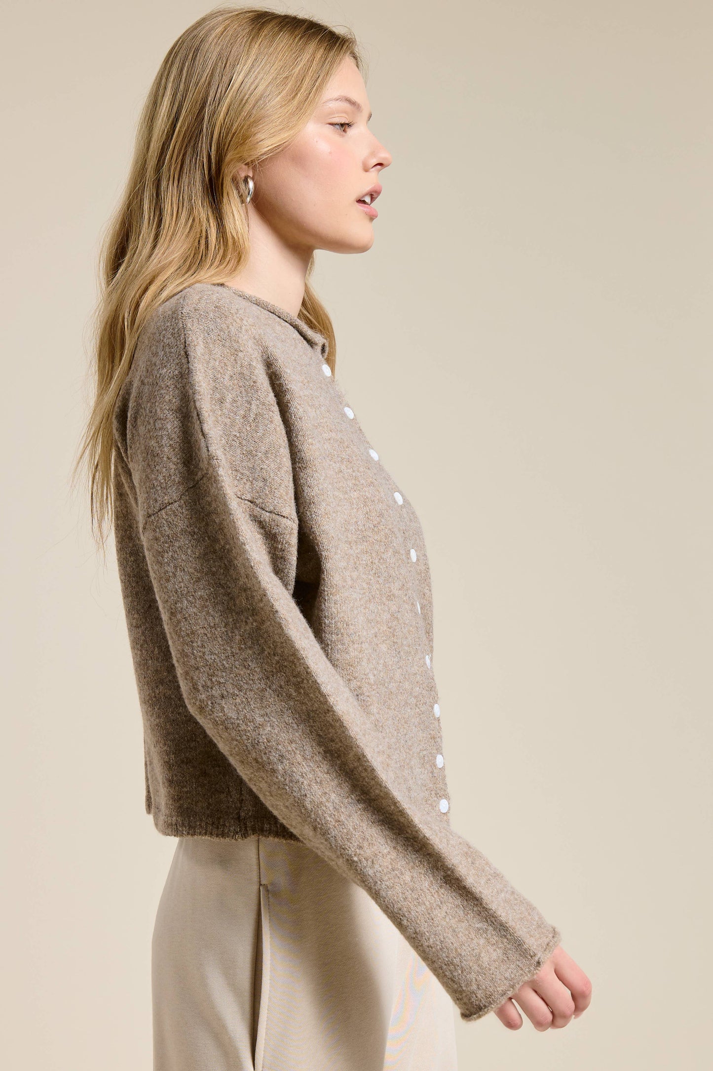 Essential Button Down Cardigan