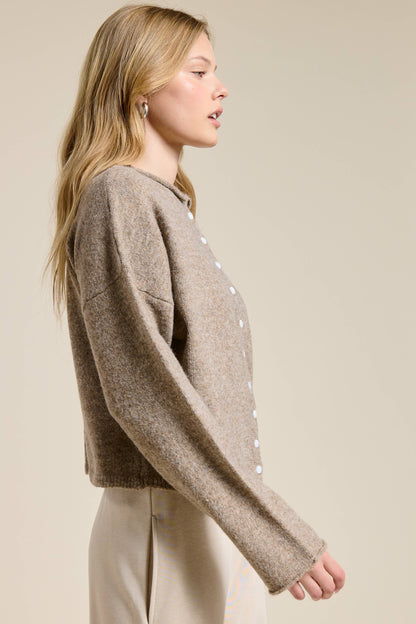 Essential Button Down Cardigan