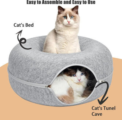 Cat Donut Bed & Tunnel