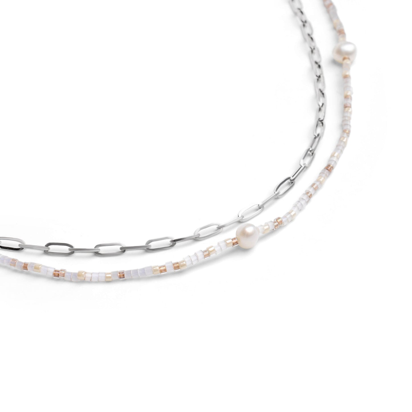 Garden of Eden Necklace Set - Stainless Steel