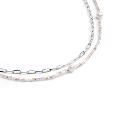 Garden of Eden Necklace Set - Stainless Steel