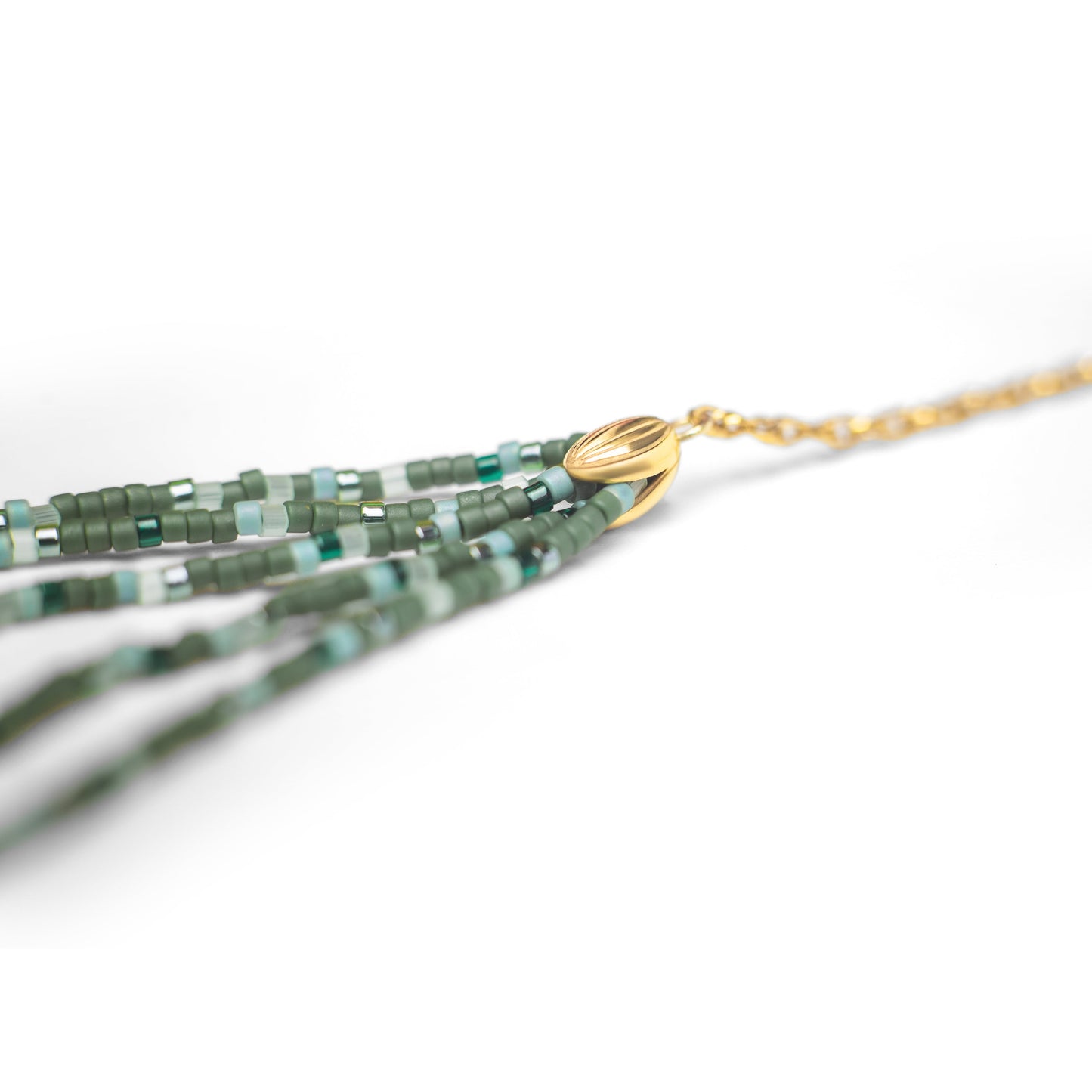 Grounded Hope Tassel Wrap Necklace - Gold