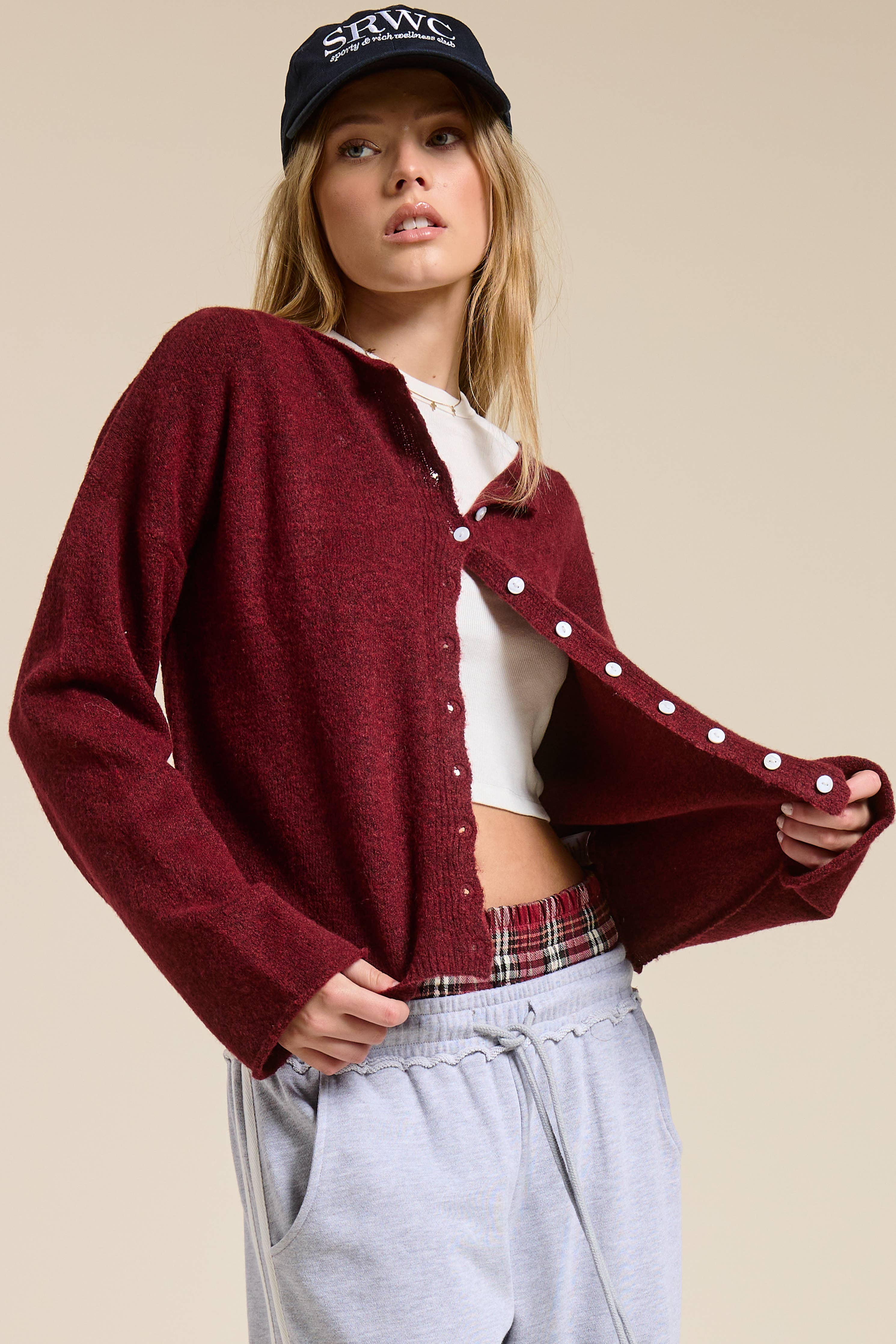 Essential Button Down Cardigan