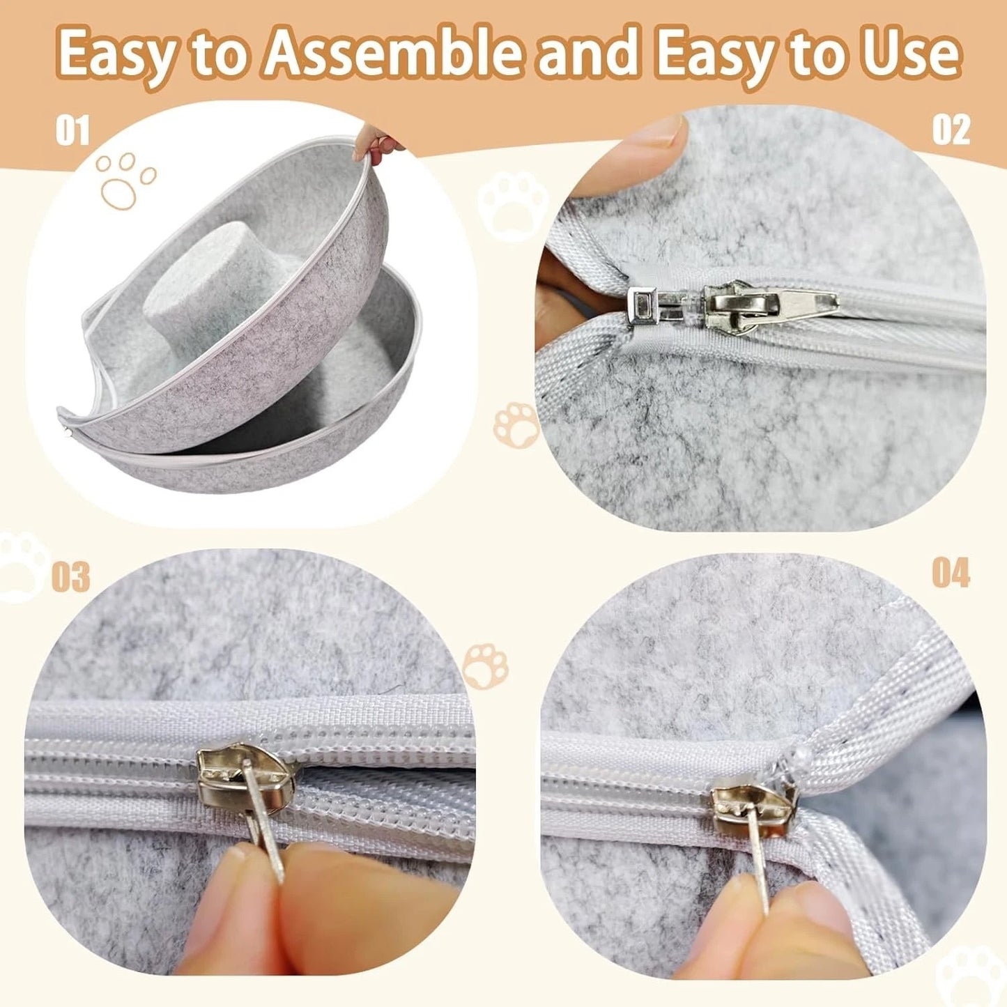 Cat Donut Bed & Tunnel