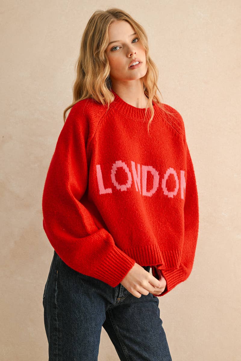 Red London Sweater