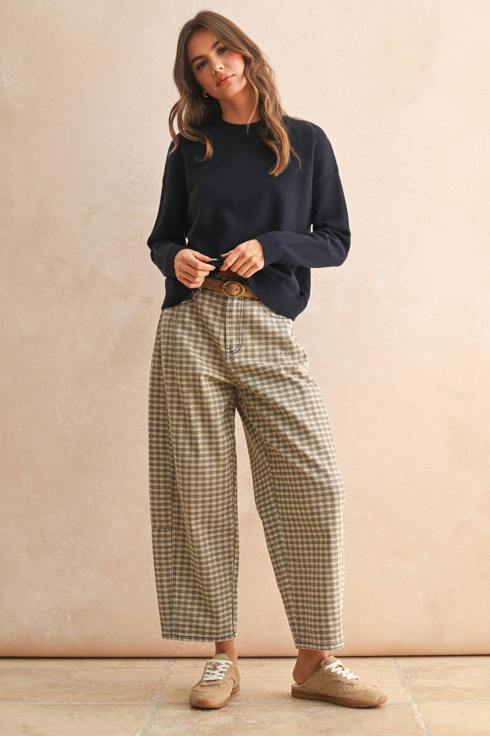 Red Mock Neck Sweater