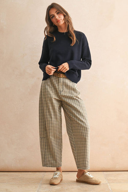 Red Mock Neck Sweater