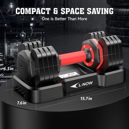 Adjust Dumbbell Set Adjustable Weight Dumbbell Set body Fitness Workout 25*2