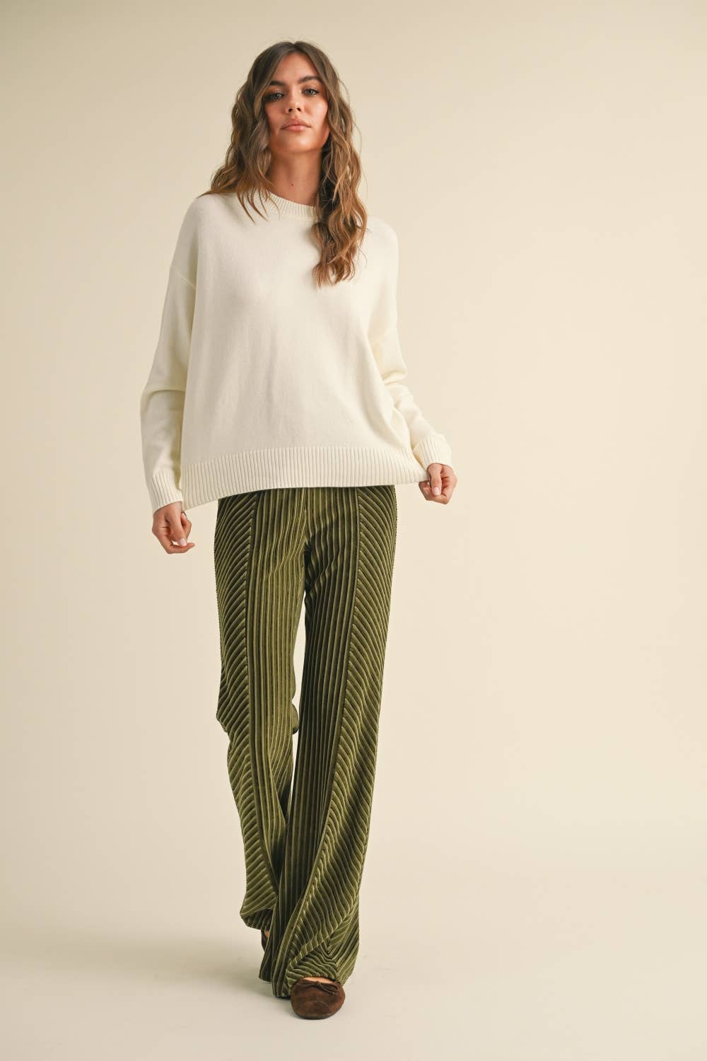 Red Mock Neck Sweater