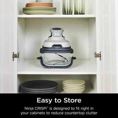 Ninja FN090 Crispi 3in1 Portable Cooking System Air Fryer 4QT TempWare Container