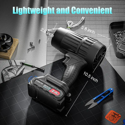 🔥 Black Friday Deal! Steelite Cordless Leaf Blower – Power, Freedom & Clean in Seconds!