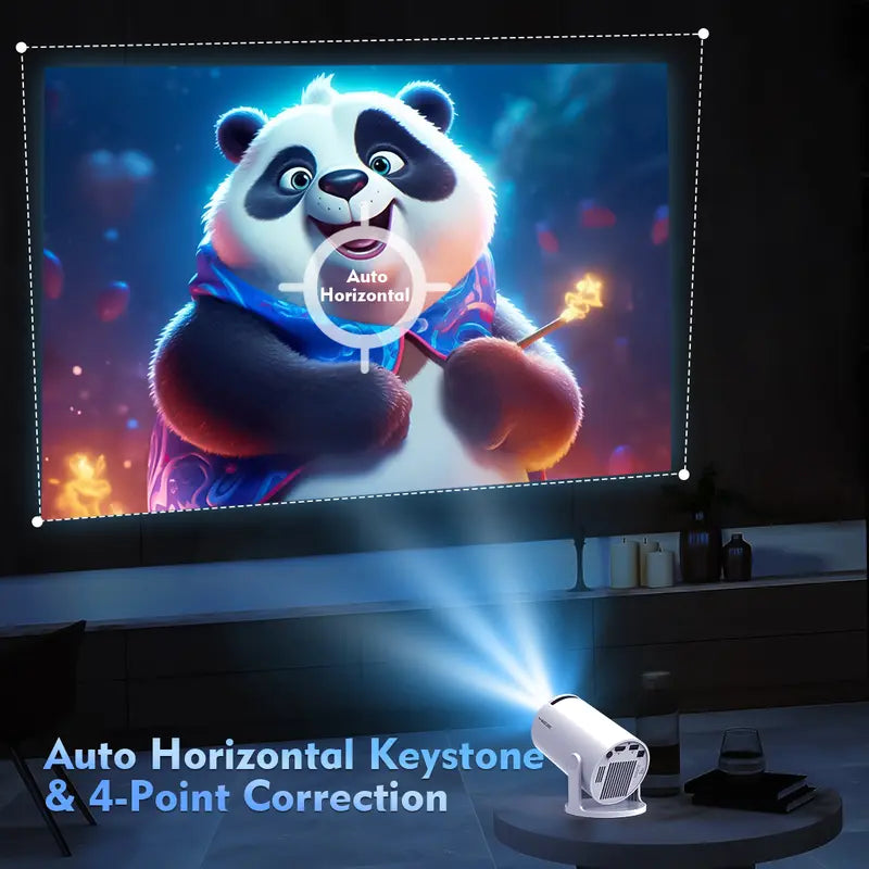 4K Mini Projector 20000 Lumen LED 1080P WiFi Bluetooth UHD Portable Home Theater