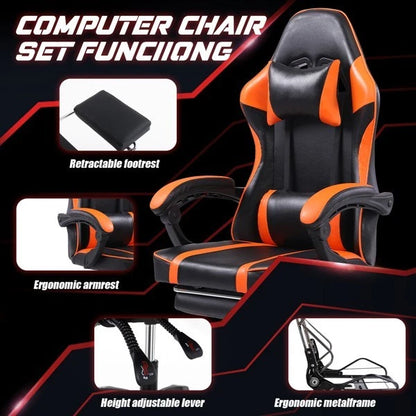 Gaming Chair Ergonomic Computer Office Chair Recliner Swivel Seat