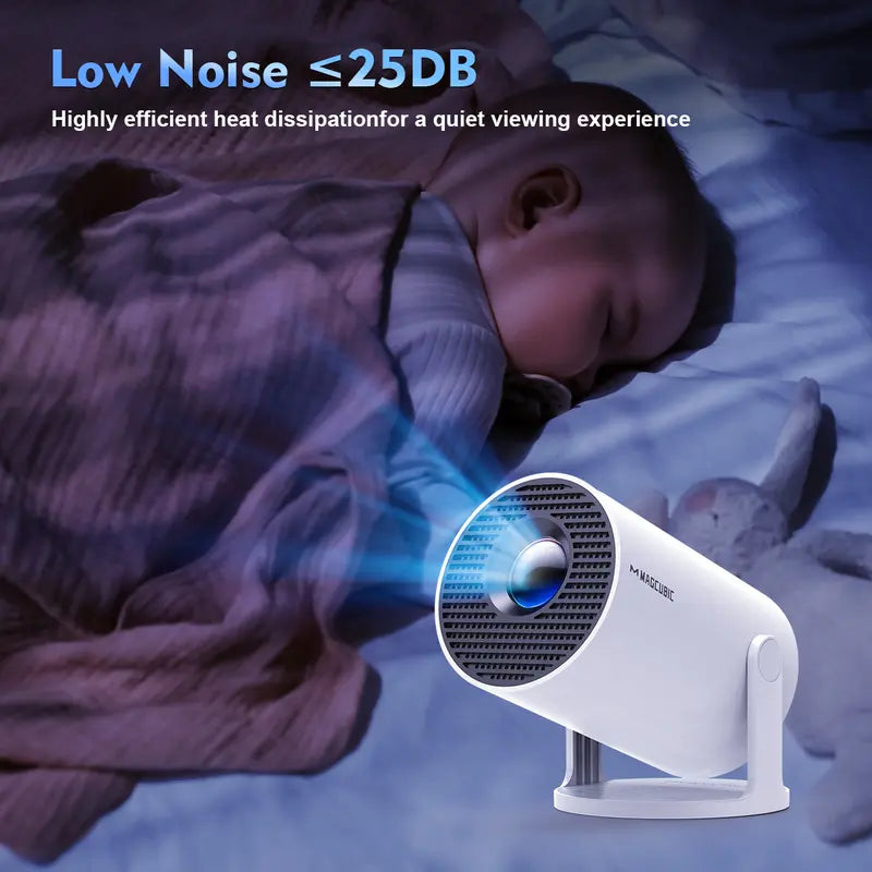 4K Mini Projector 20000 Lumen LED 1080P WiFi Bluetooth UHD Portable Home Theater