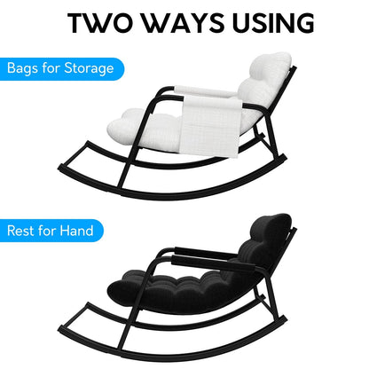 Large Grand Oversize Rocking Recliner Chair for Patio and Home Lounge Spaces