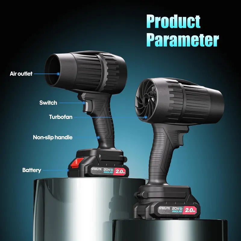 🔥 Black Friday Deal! Steelite Cordless Leaf Blower – Power, Freedom & Clean in Seconds!