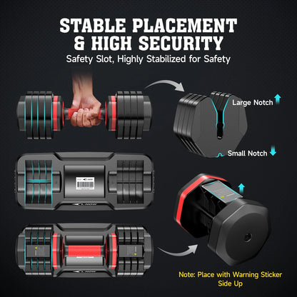 Adjust Dumbbell Set Adjustable Weight Dumbbell Set body Fitness Workout 25*2