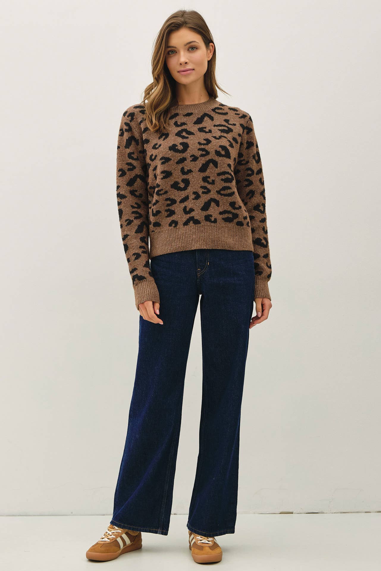 Leopard jaquard Sweater