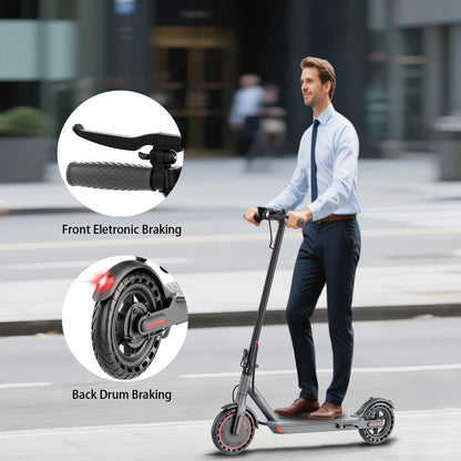 Adult Electric Scooter 20KM Long Range Folding E-Scooter City Safe Commuter APP