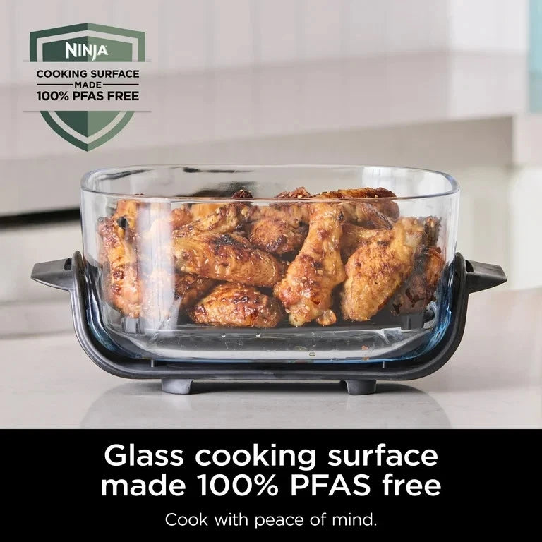 Ninja FN090 Crispi 3in1 Portable Cooking System Air Fryer 4QT TempWare Container