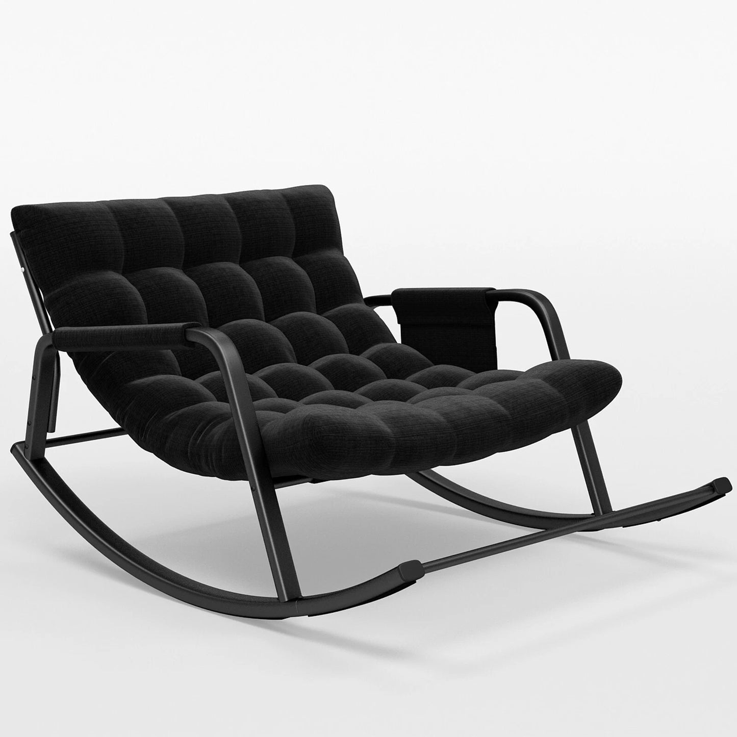 Large Grand Oversize Rocking Recliner Chair for Patio and Home Lounge Spaces