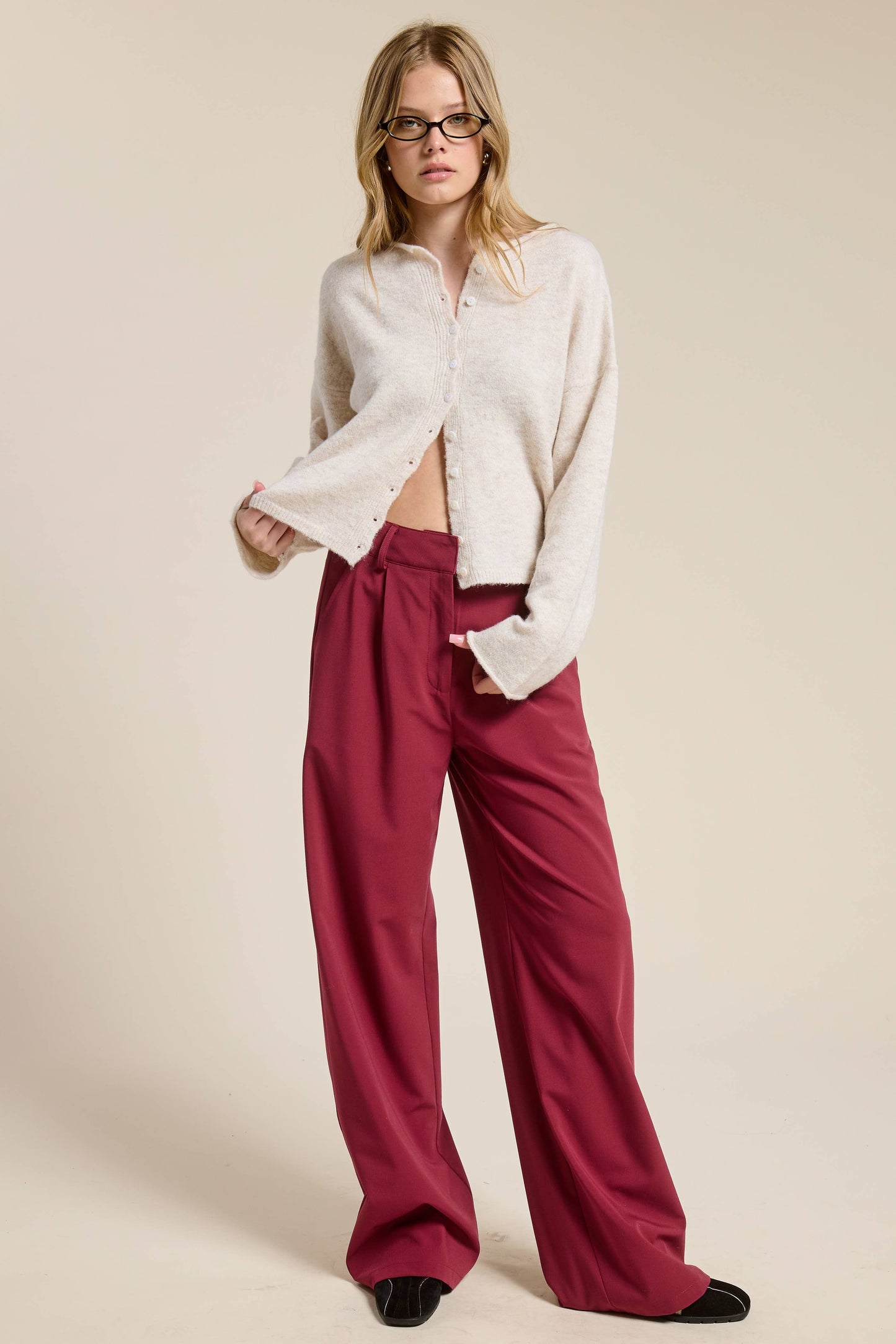 Essential Button Down Cardigan