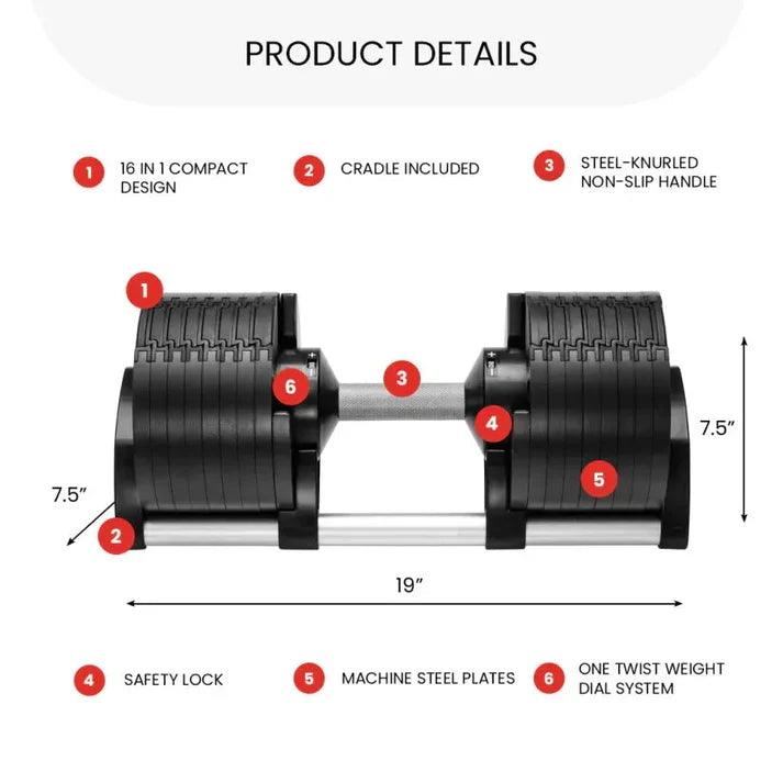 🏋️‍♂️ Intelligent Adjustable Dumbbell