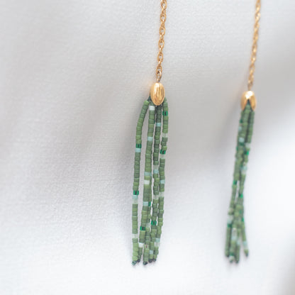 Grounded Hope Tassel Wrap Necklace - Gold