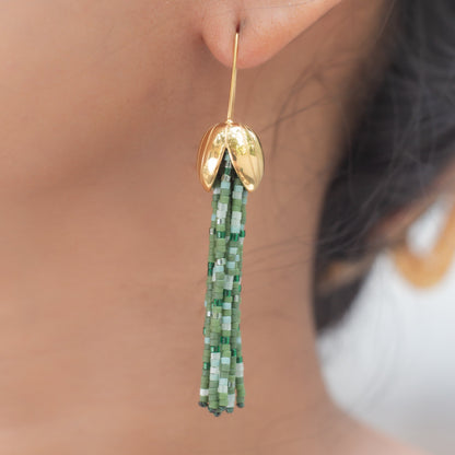 Grounded Hope Tassel Earring - Gold