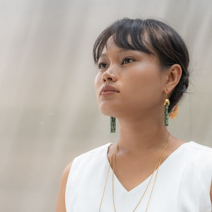 Grounded Hope Tassel Earring - Gold