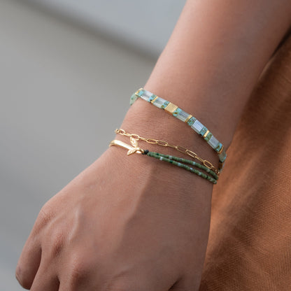 Grounded Hope Half-Cuff Bracelet - Gold