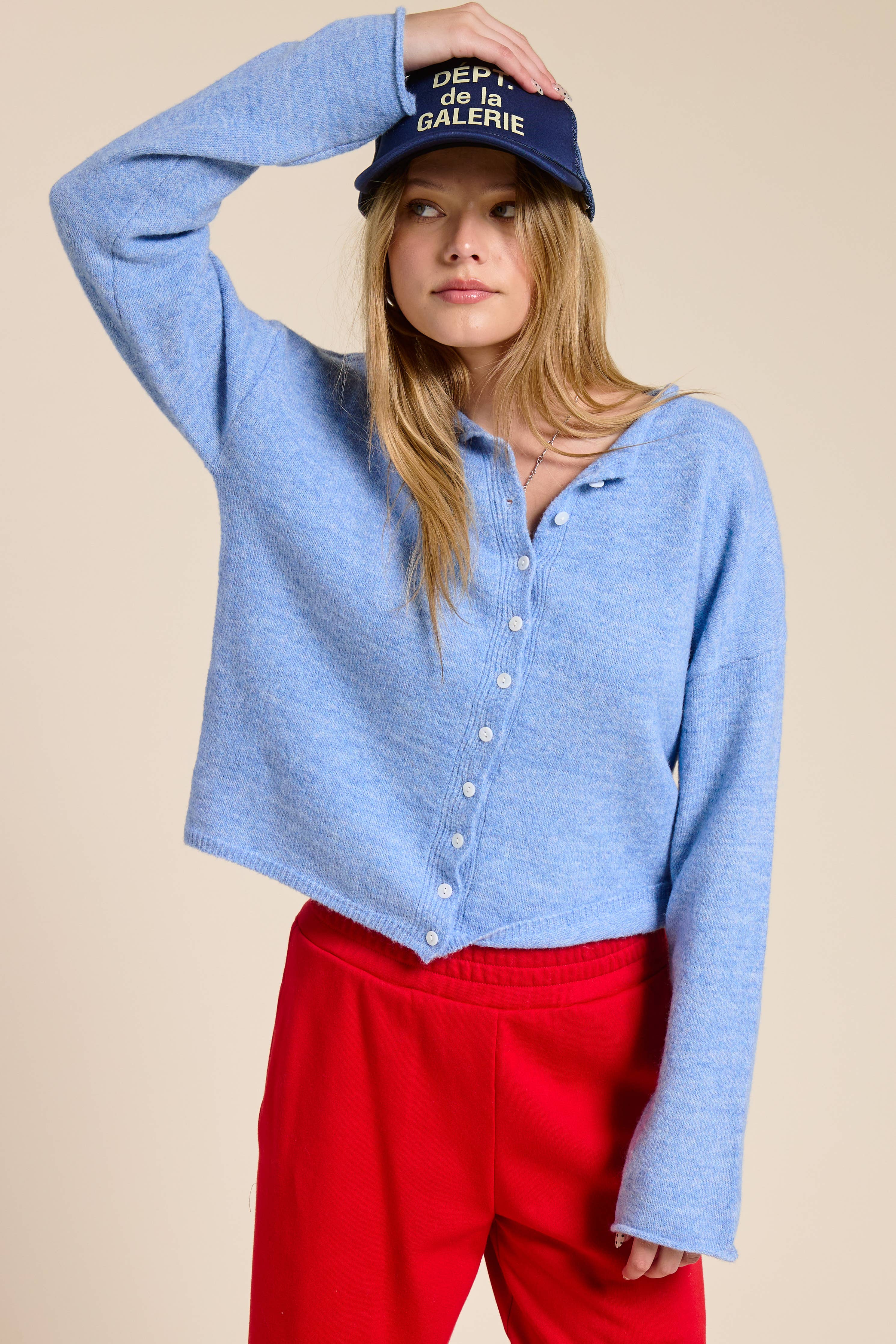 Essential Button Down Cardigan