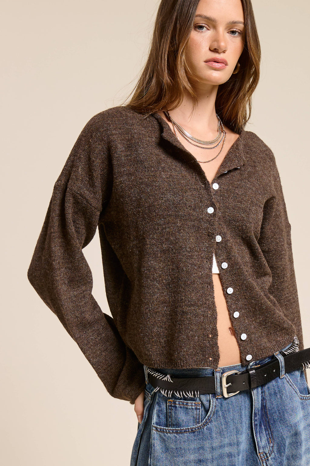 Essential Button Down Cardigan