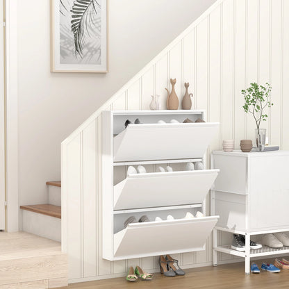 Ez Thin Metal Entrance Shoe Rack – 3 Doors