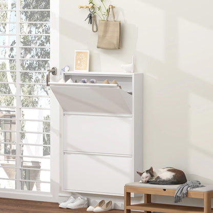 Ez Thin Metal Entrance Shoe Rack – 3 Doors